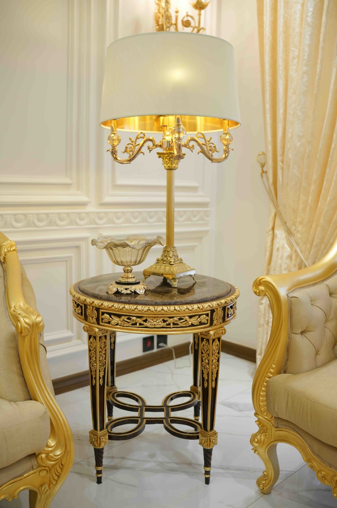 Luxury French End Table